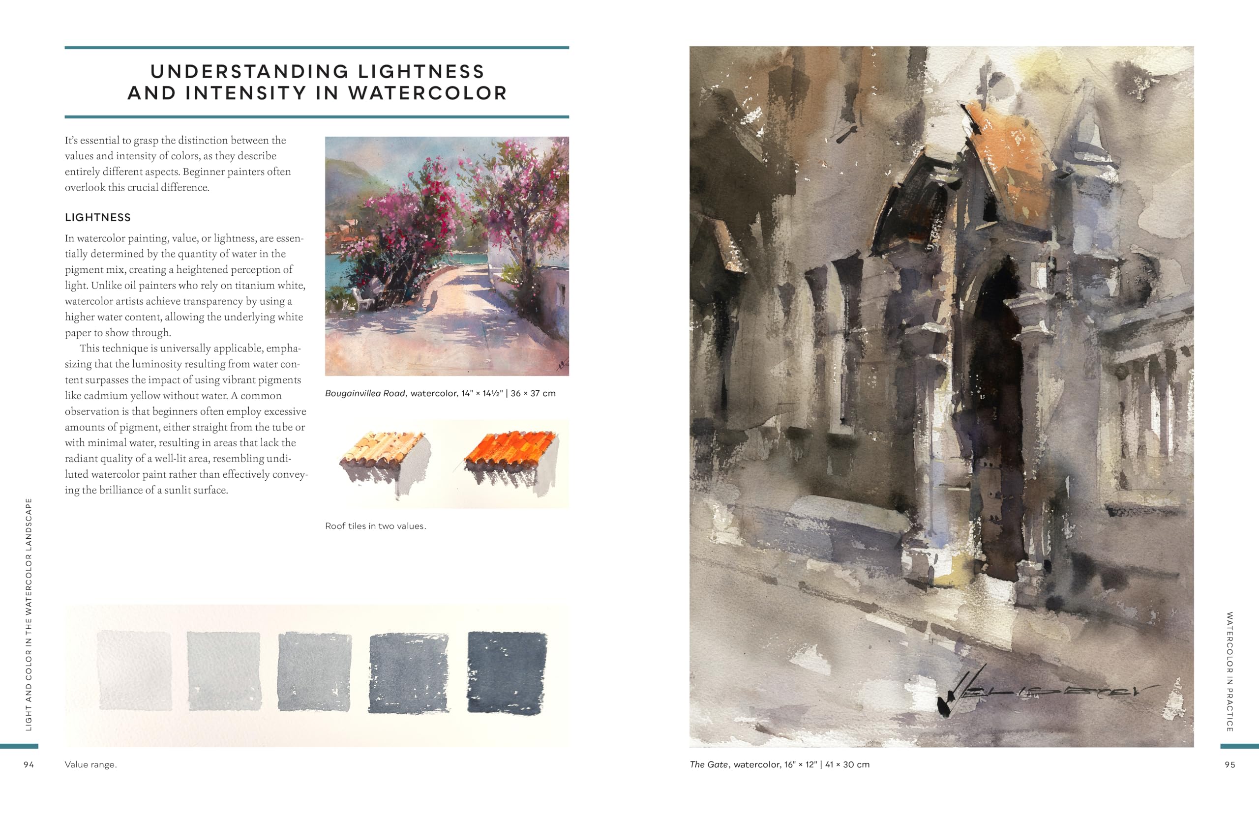Light and Color in the Watercolor Landscape: Essential Principles and Techniques (For Artists)