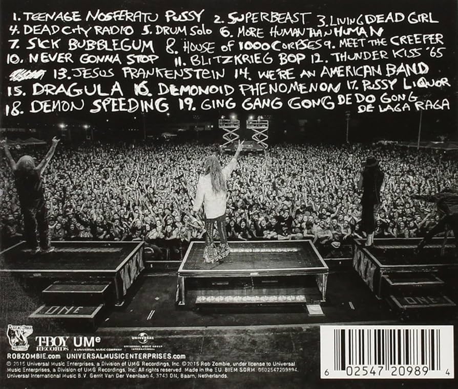 英、欧LP Rob Zombie Spookshow International Live B002273301 Universal Music Enterprises, Zodiac Swan Records, T-Boy Records /00260 816yatGRW-L._UF894,1000_QL80_.jpg