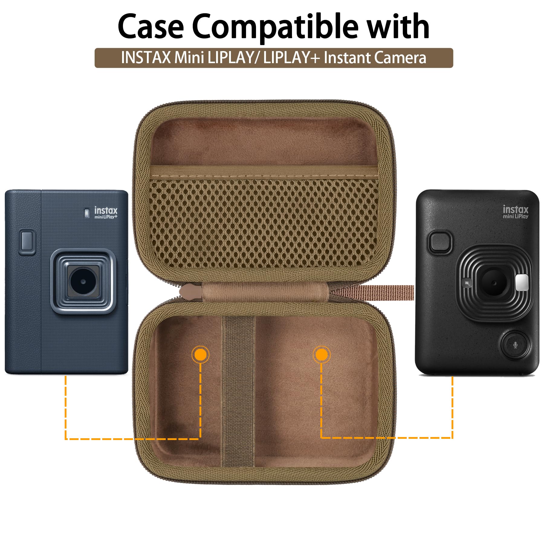 co2CREA Duro Viajar Caja Estuche Funda para Fujifilm INSTAX Mini LIPLAY/LiPlay