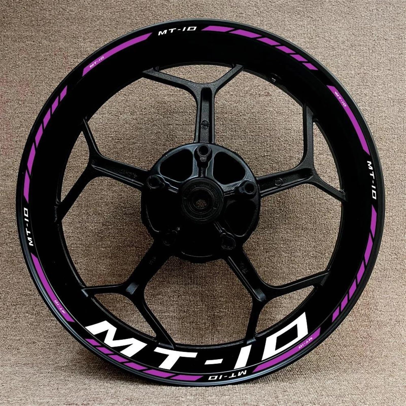 Stickers Motorcycle Stickers Reflective Wheel Rim for MT-10 MT10(Style 22)