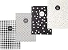 Pukka Pad, Carpe Diem 32 Page A6 Notebook 4 Pack Includes Plain, Lined, Dotted, and Planner Notebooks Feathers