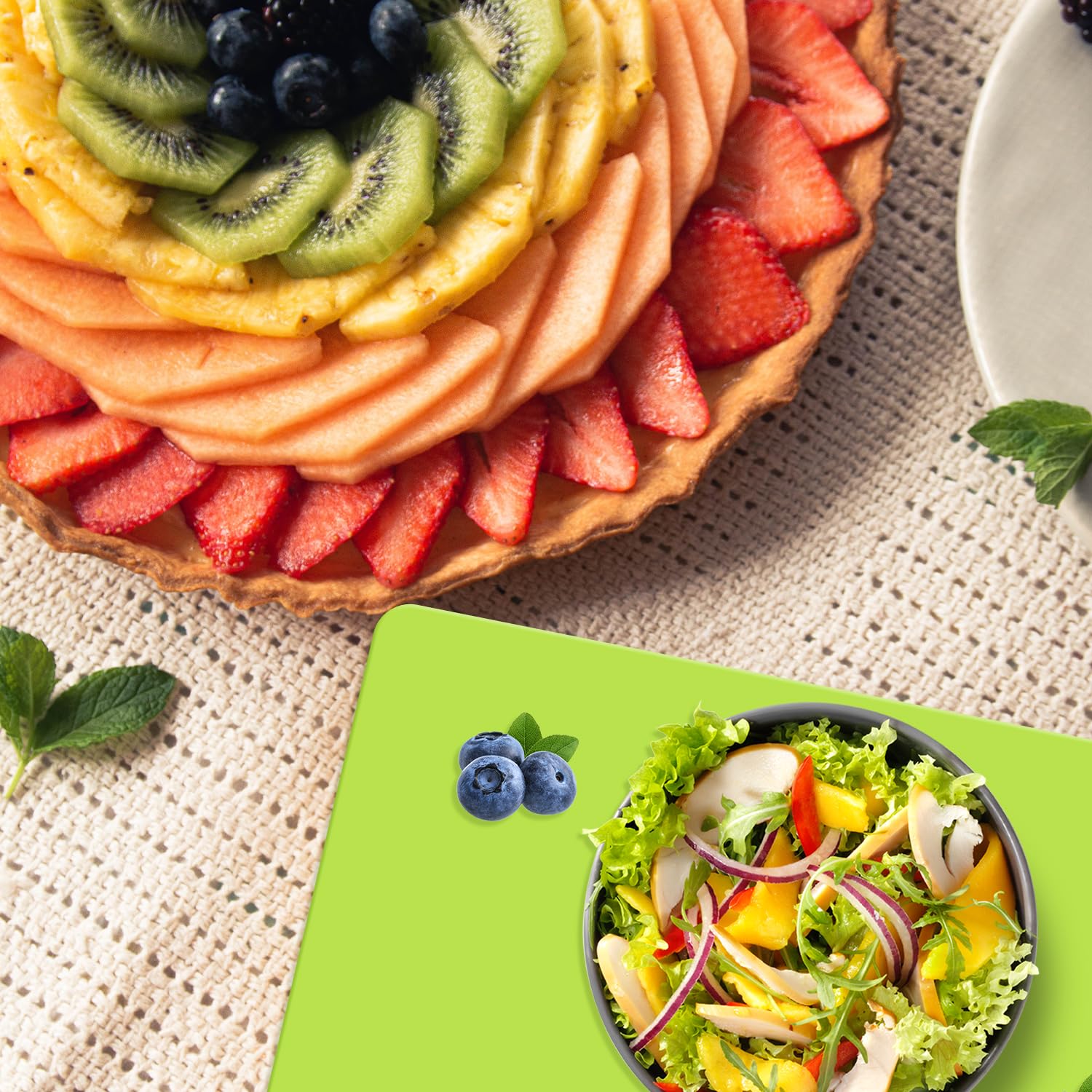 Luckious Silicone Placemats: Reusable Anti-Slip, Heat-Resistant, Washable, Non-Slip - Image 3