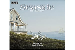Seaside Wall Calendar 2024