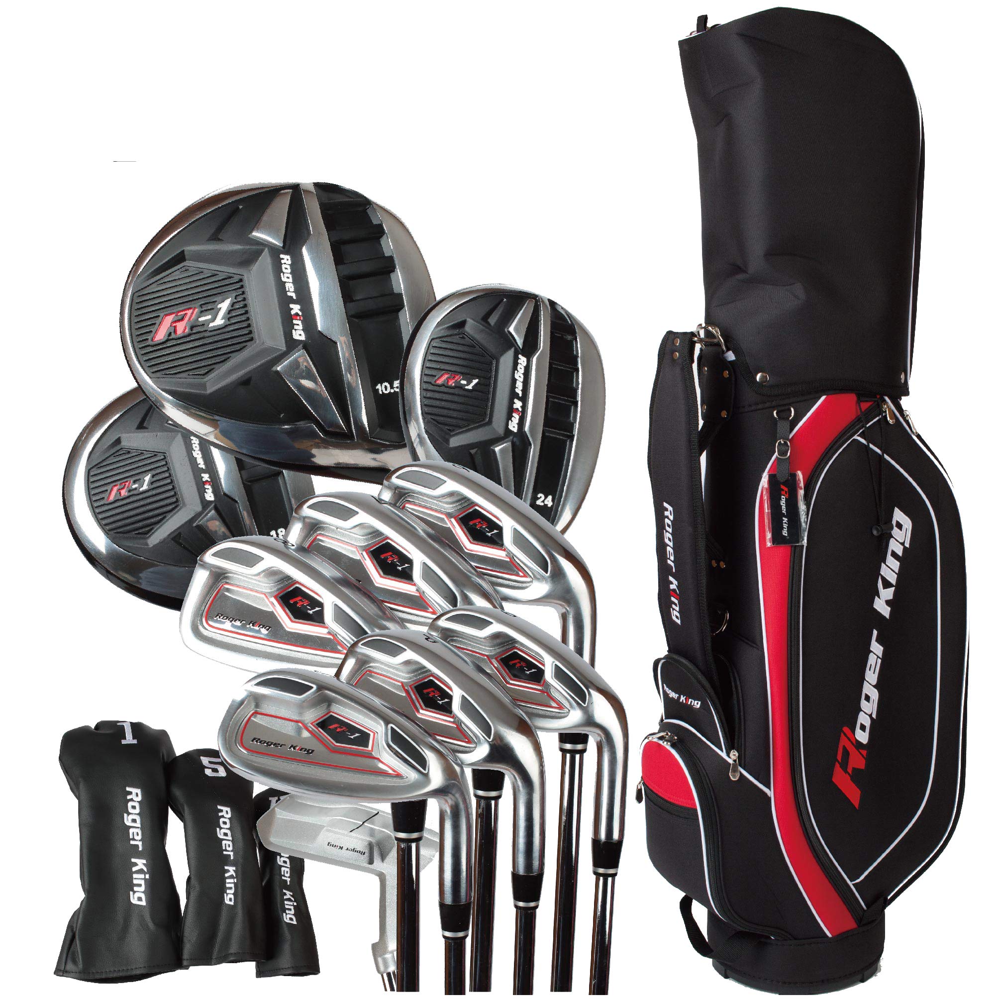 Amazon.co.jp: 広田ゴルフ ロジャーキング 初心者セット 10本 クラブ