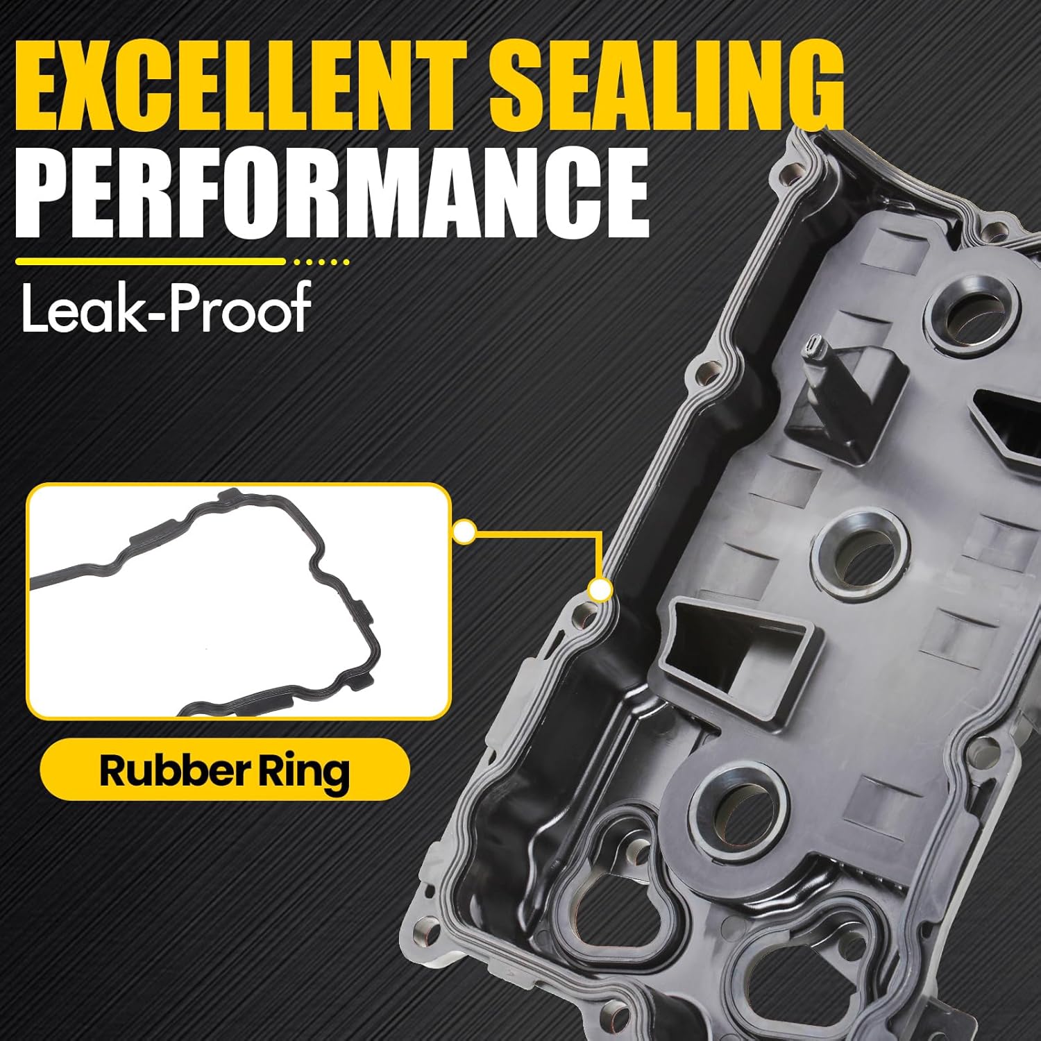 Engine Valve Cover Set Compatible with 2015-2018 Nissan Altima 2009-2024 Nissan Maxima Pathfinder Murano Infiniti QX60 V6 3.5L Replace 132649N00B 132649N00A