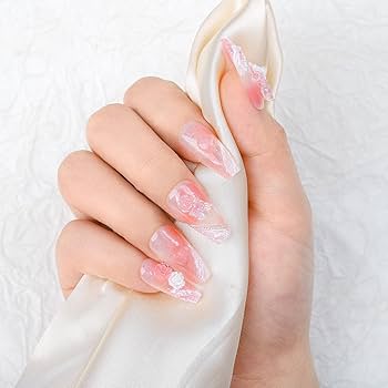 ロングバレリーナ Amazon | ネイルチップ 【ロングバレリーナ】 240枚 10サイズ