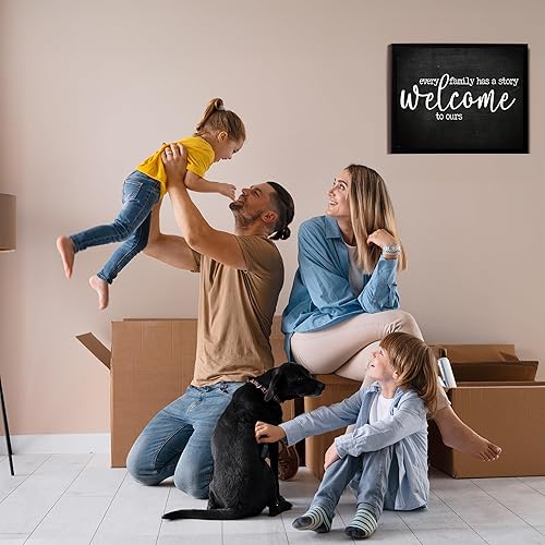 Miniatura 3 de Every Family Has A Story - Family Wall Art, This Rustic Wood Typographic Wall Art Aesthetic Print Is Ideal For Home Decor, Entry Way Decor,