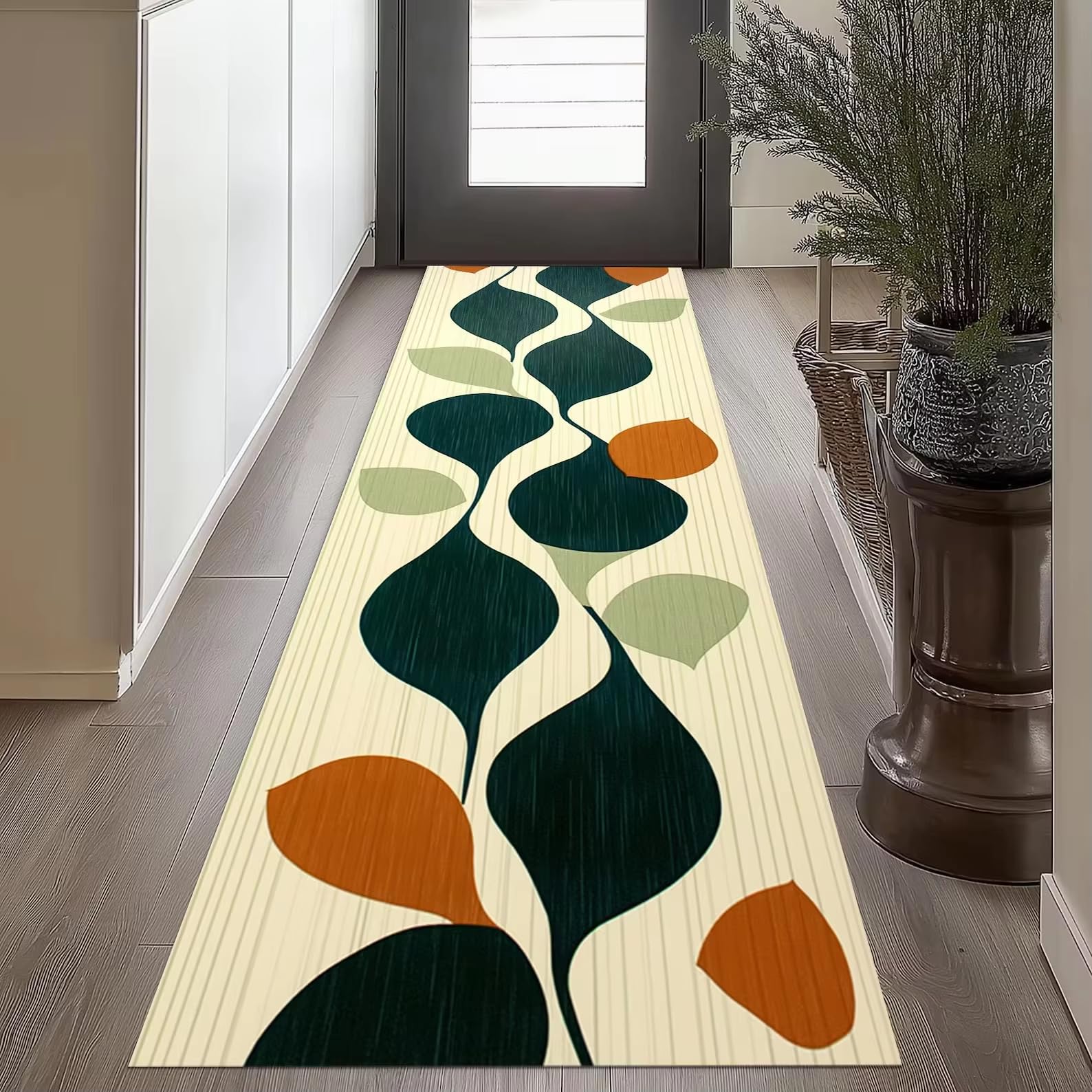 Tapis de couloir moderne anti-salissure pour sublimer votre entrée