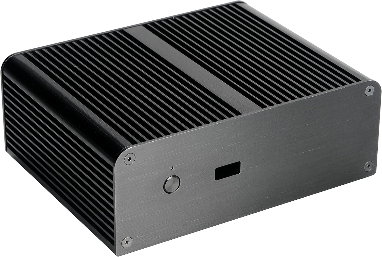 Akasa Newton T Black Computer Case – Black Computer (PC, Aluminium, uCFF, Box, 2.5, "140 mm