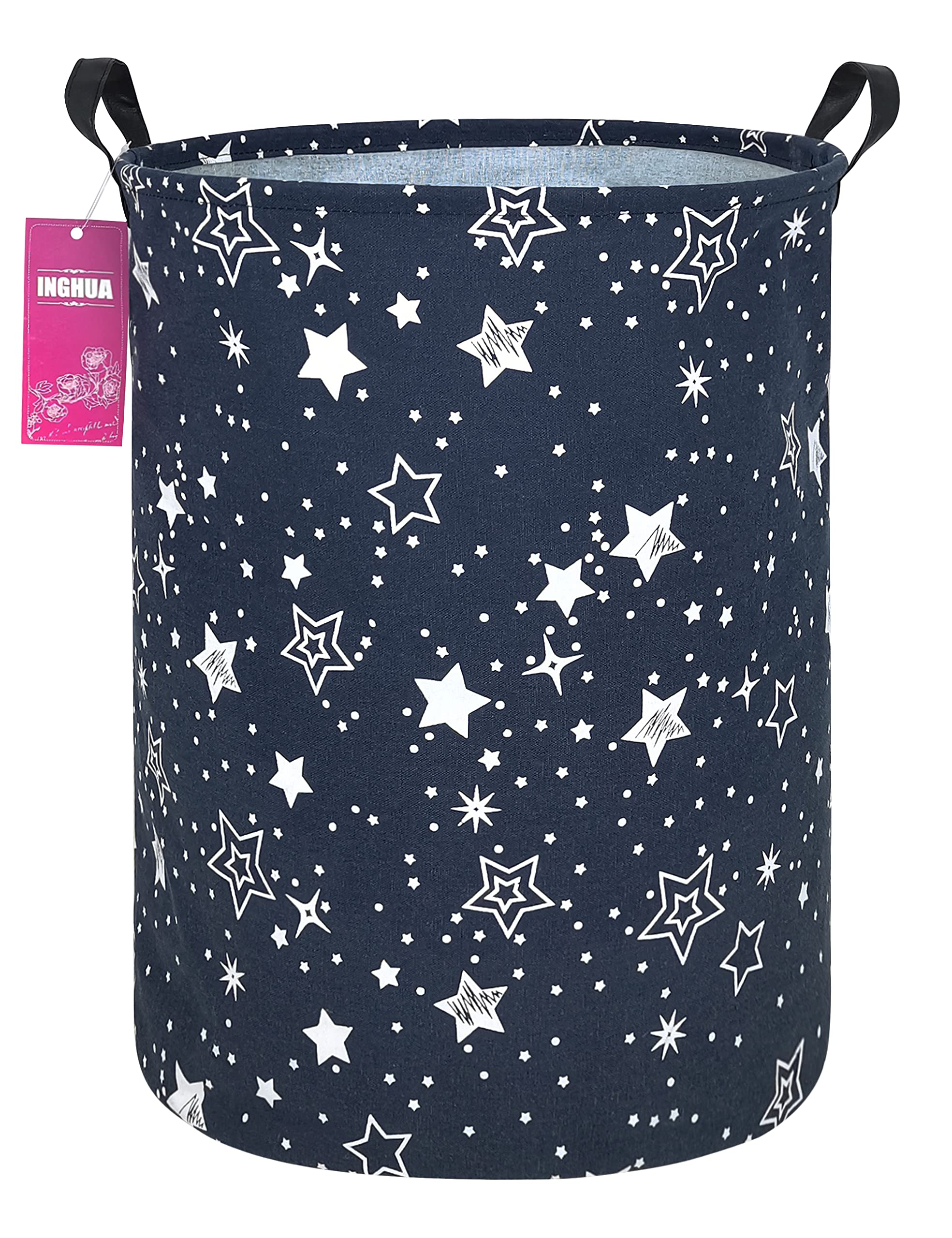 Panier à linge pliable en toile pour petits espaces et chambres d'enfants