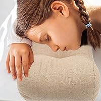 Vista 7 de GLEAVI Cojín lumbar para asiento de coche, almohada lumbar para oficina, soporte de cintura de algodón, cojín de apoyo para la espalda