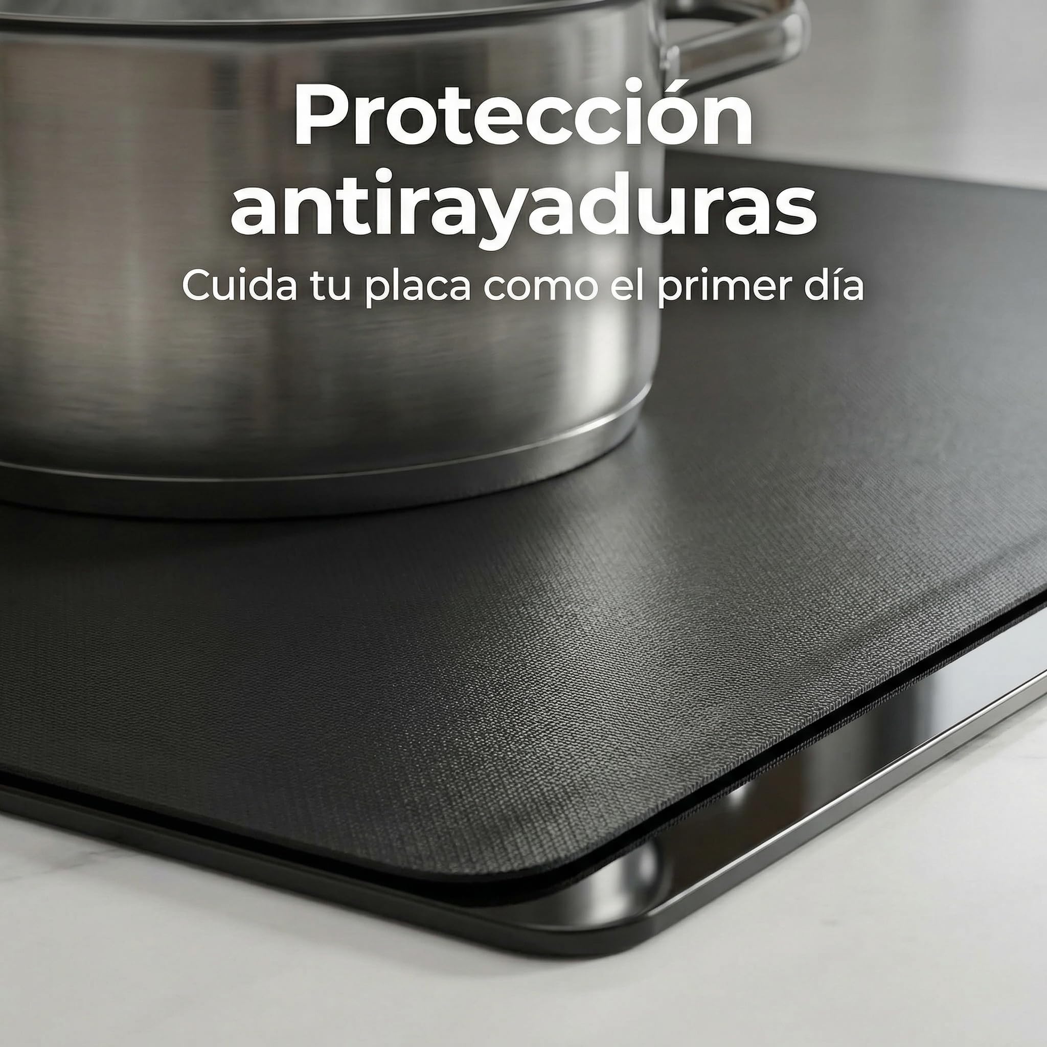 BAYON Protector Placa de Inducción Pack 2 – Alfombrilla Protectora para Inducción 61x53 cm, Recortable y Reutilizable, Protege la Encimera al Cocinar – Cubre Vitrocerámica — view 7