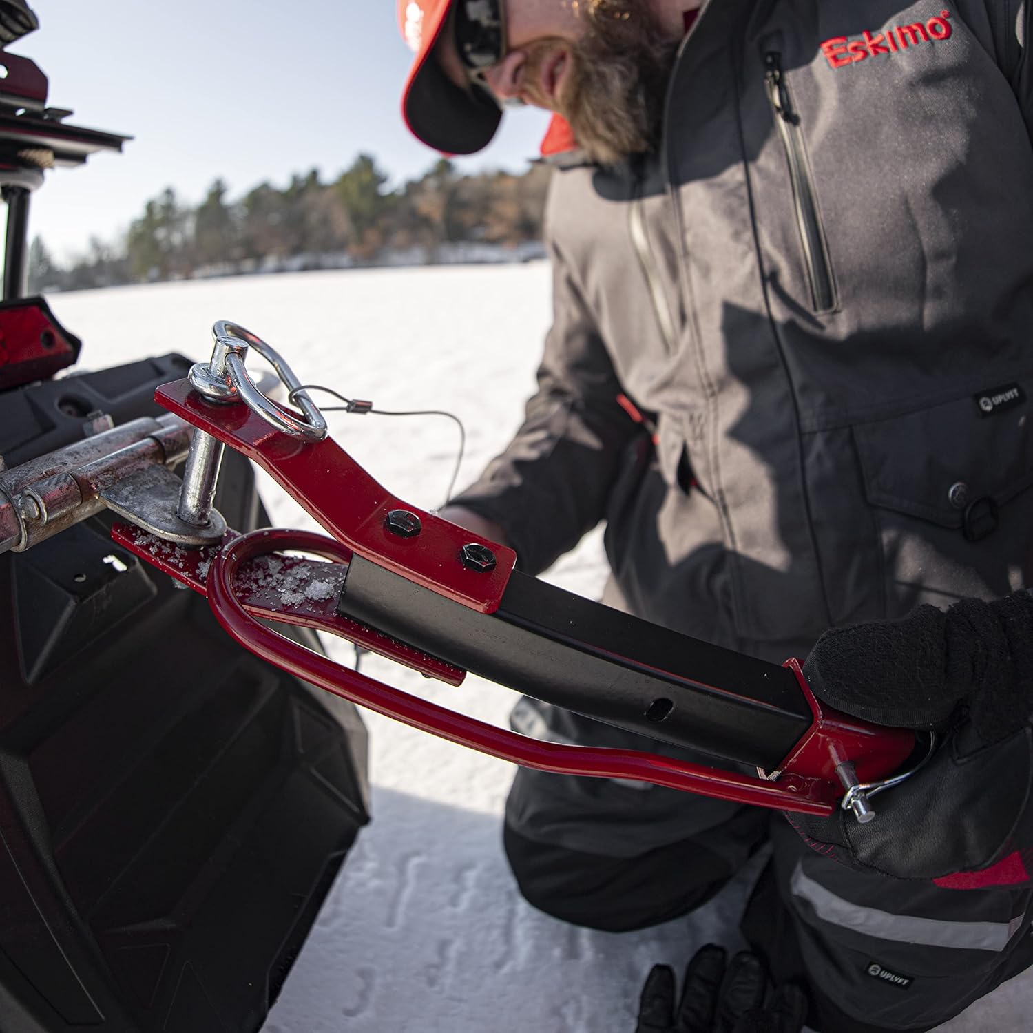 Eskimo EZ-Stow Pivoting Tow Hitch