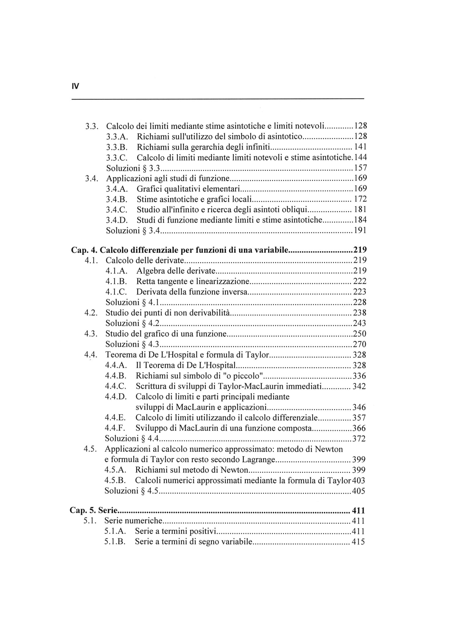 Esercitazioni di Analisi Matematica 1
