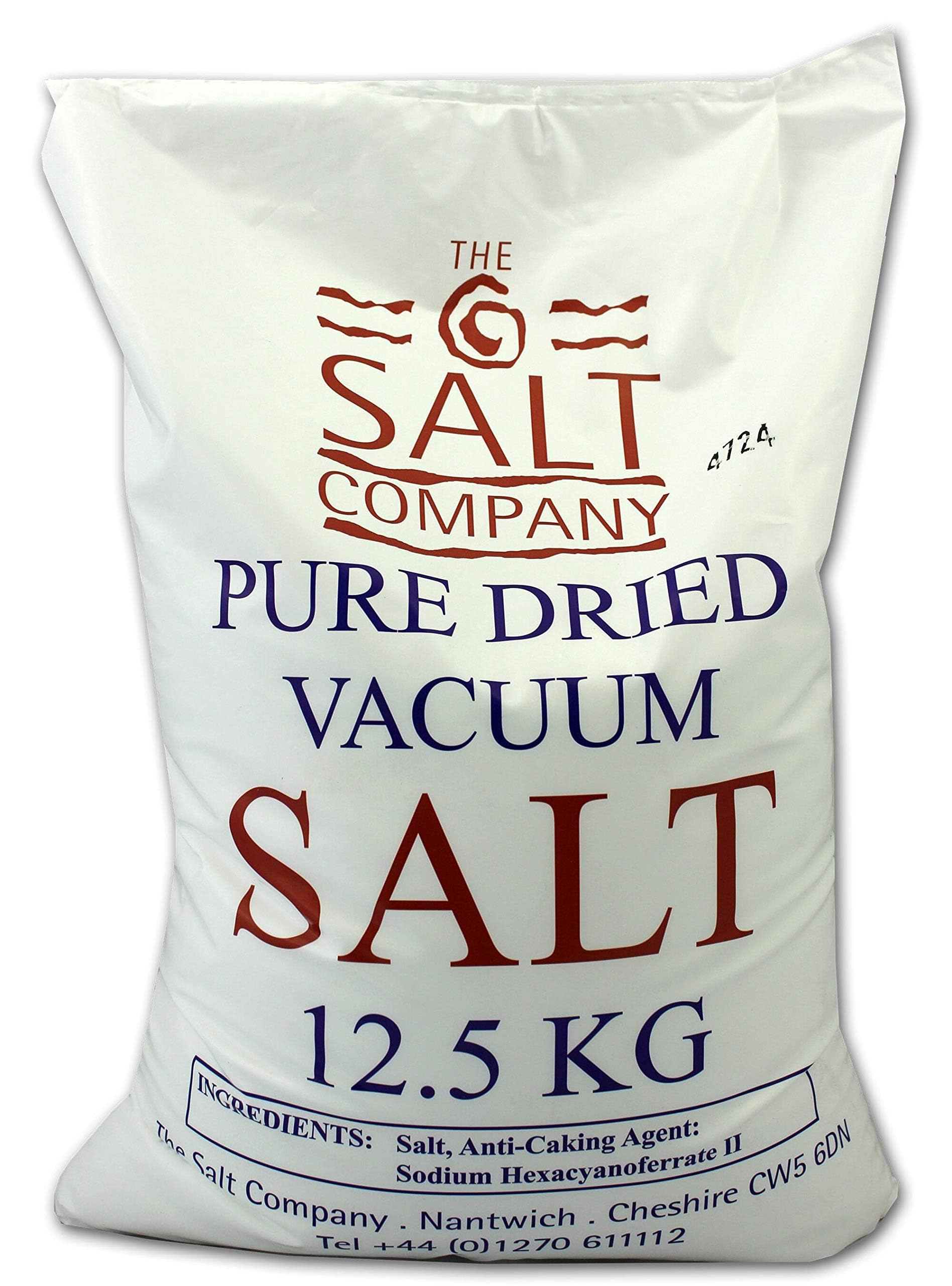 The Salt Company Pure Dried Vacuum Salt | Suitable for Various Application | 12.5kg