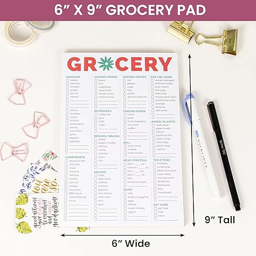 Miniatura 7 de Bloc de notas para planificación Bloom Daily Planners 6 x 9, 6" x 9" lista de abarrotes