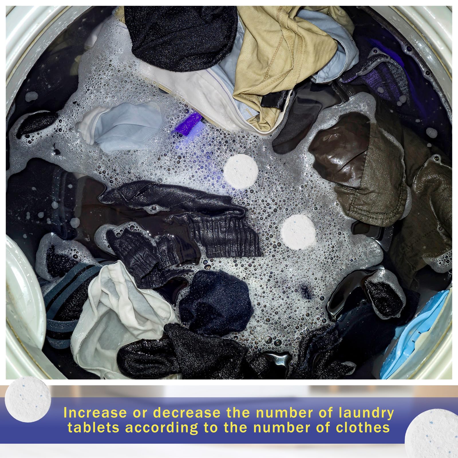 144 tabletas de detergente para lavar la ropa sucia, pastillas para lavar la ropa sucia, removedor de manchas a granel, alternativa a las hojas, cápsulas y líquidos, suministros de lavandería
