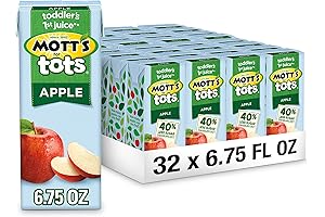 Mott's For Tots Apple, 6.75 Fl Oz Boxes, 32 Count