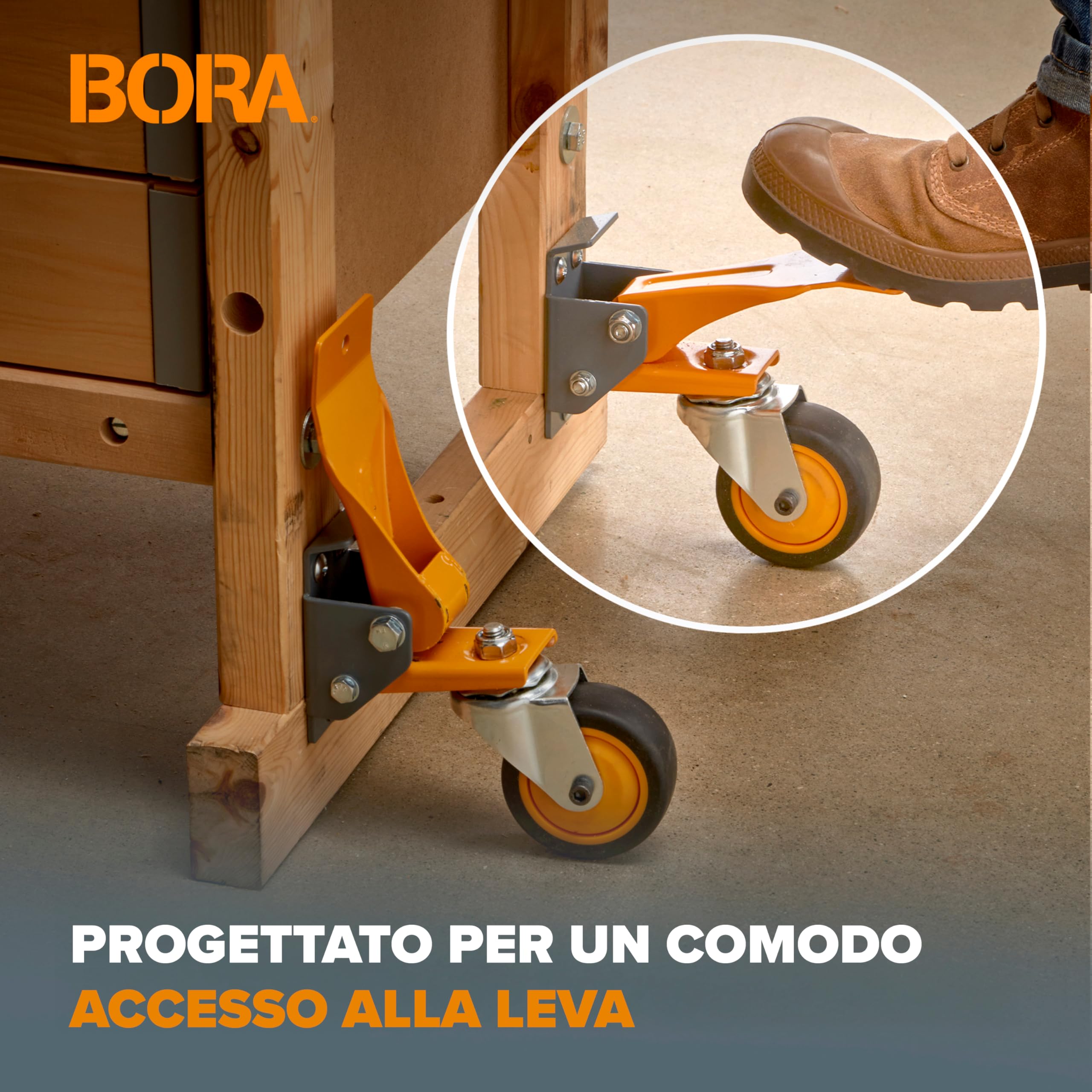 Bora Kit di ruote per banco da lavoro PM-950