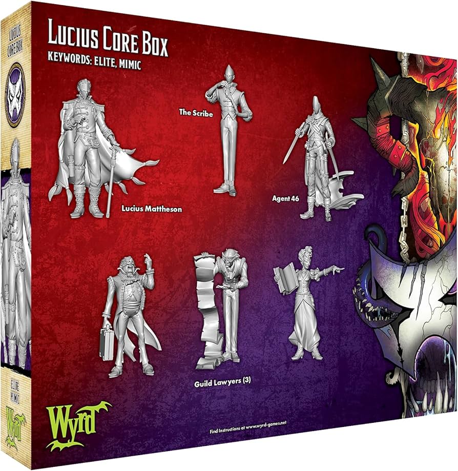 Amazon.com: Wyrd Malifaux Third Edition Lucius Core Box : Toys & Games