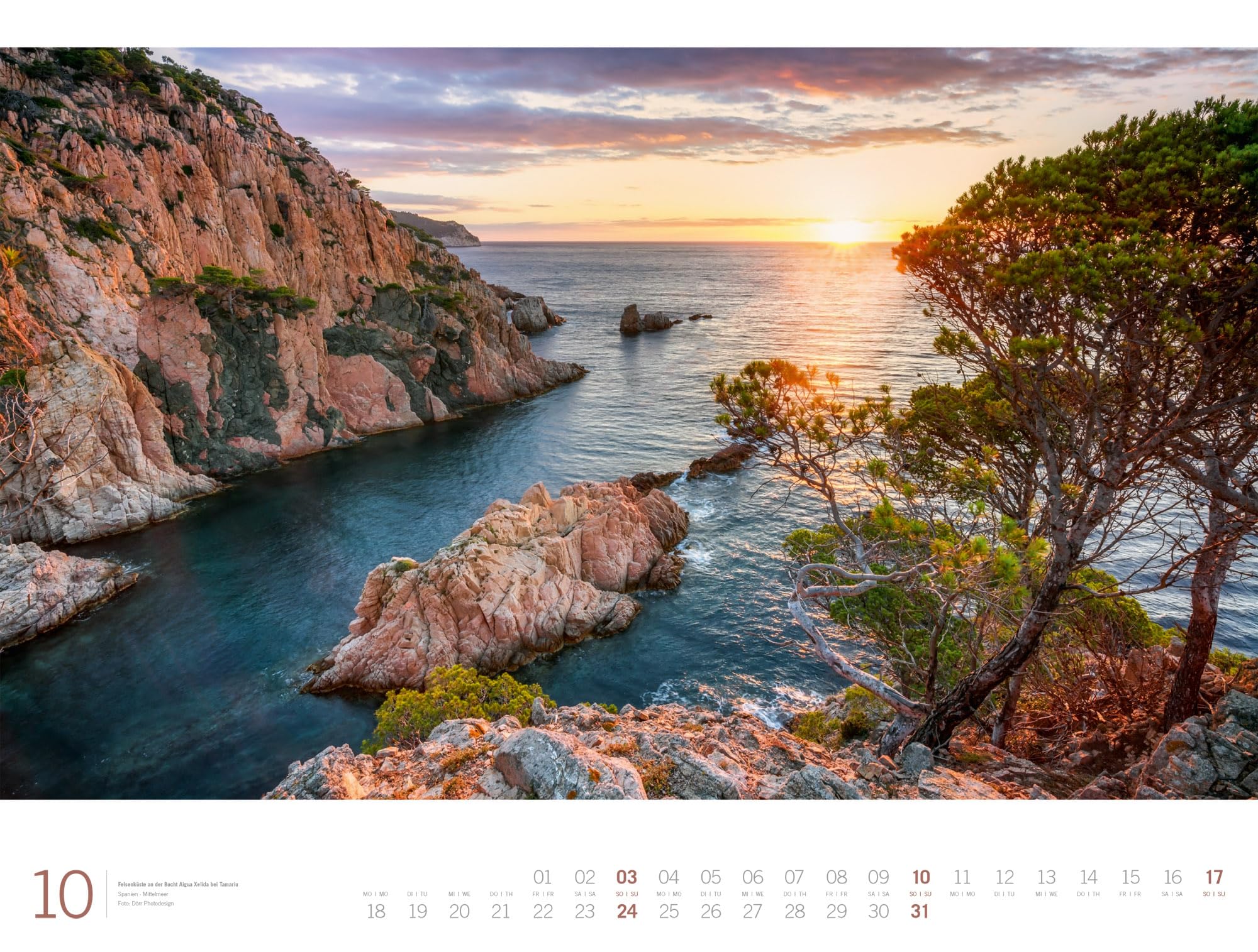 Meer Gallery Kalender 2027 | Außergewöhnlicher Meeres-Kalender im großen Querformat (66x50 cm) | Küste und Strand im Großformat