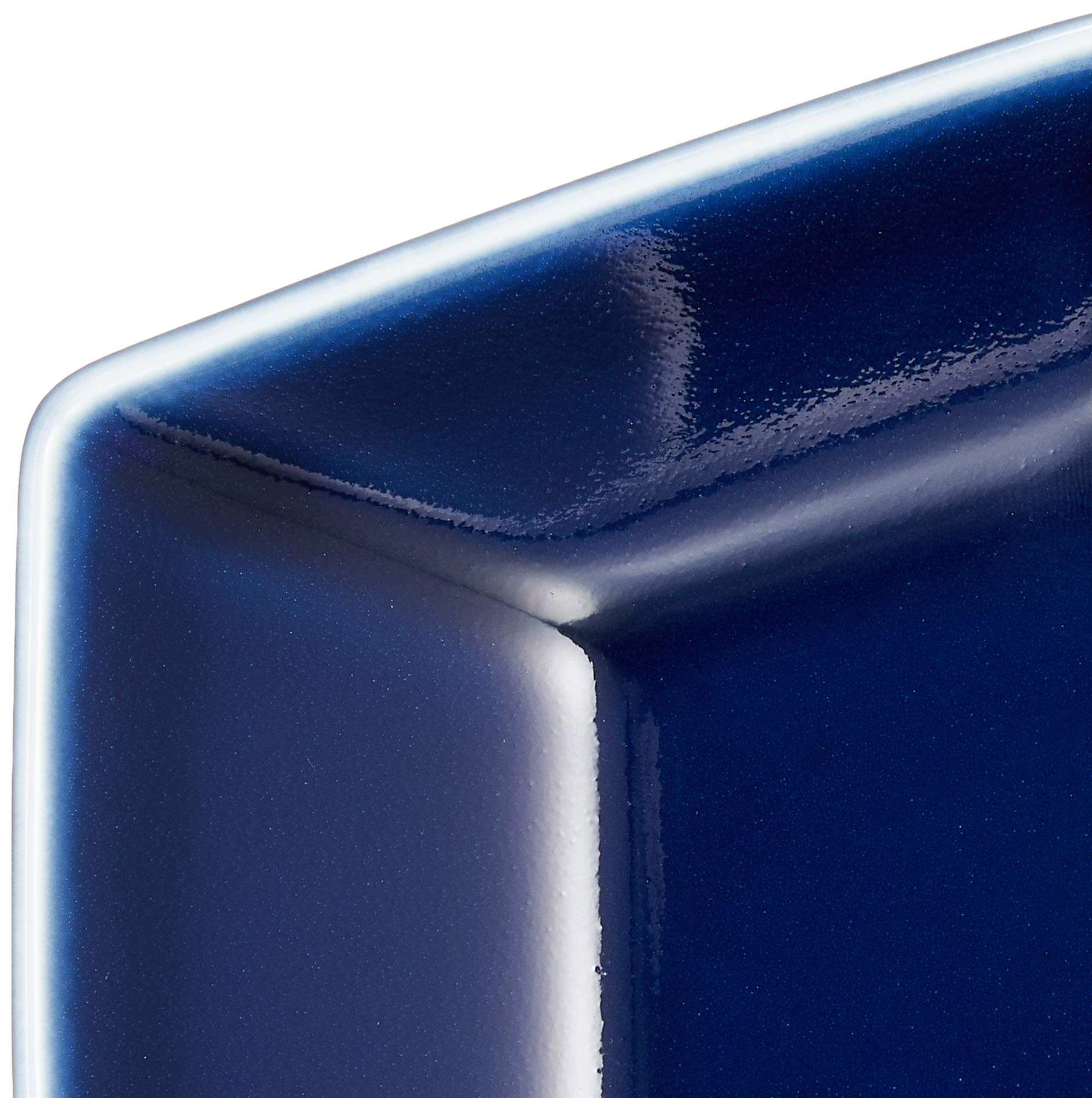 Amazon.co.jp: 白山陶器 煮付鉢 つや紺 (約)15.5×13×3.5cm キッコウ