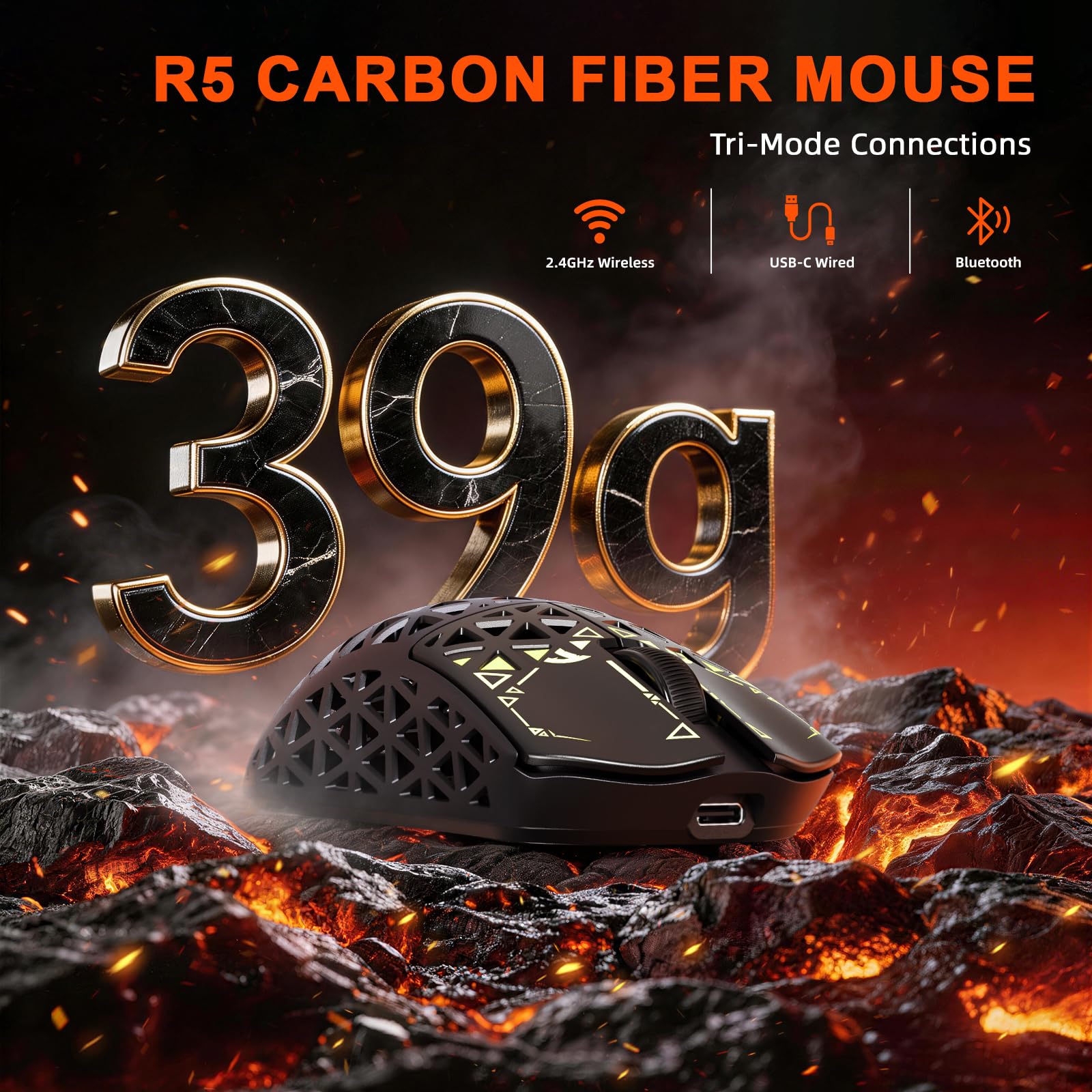 ATTACK SHARK R68HE 8KHz Tastiera Gaming Magnetica & Combo Mouse R5Ultra