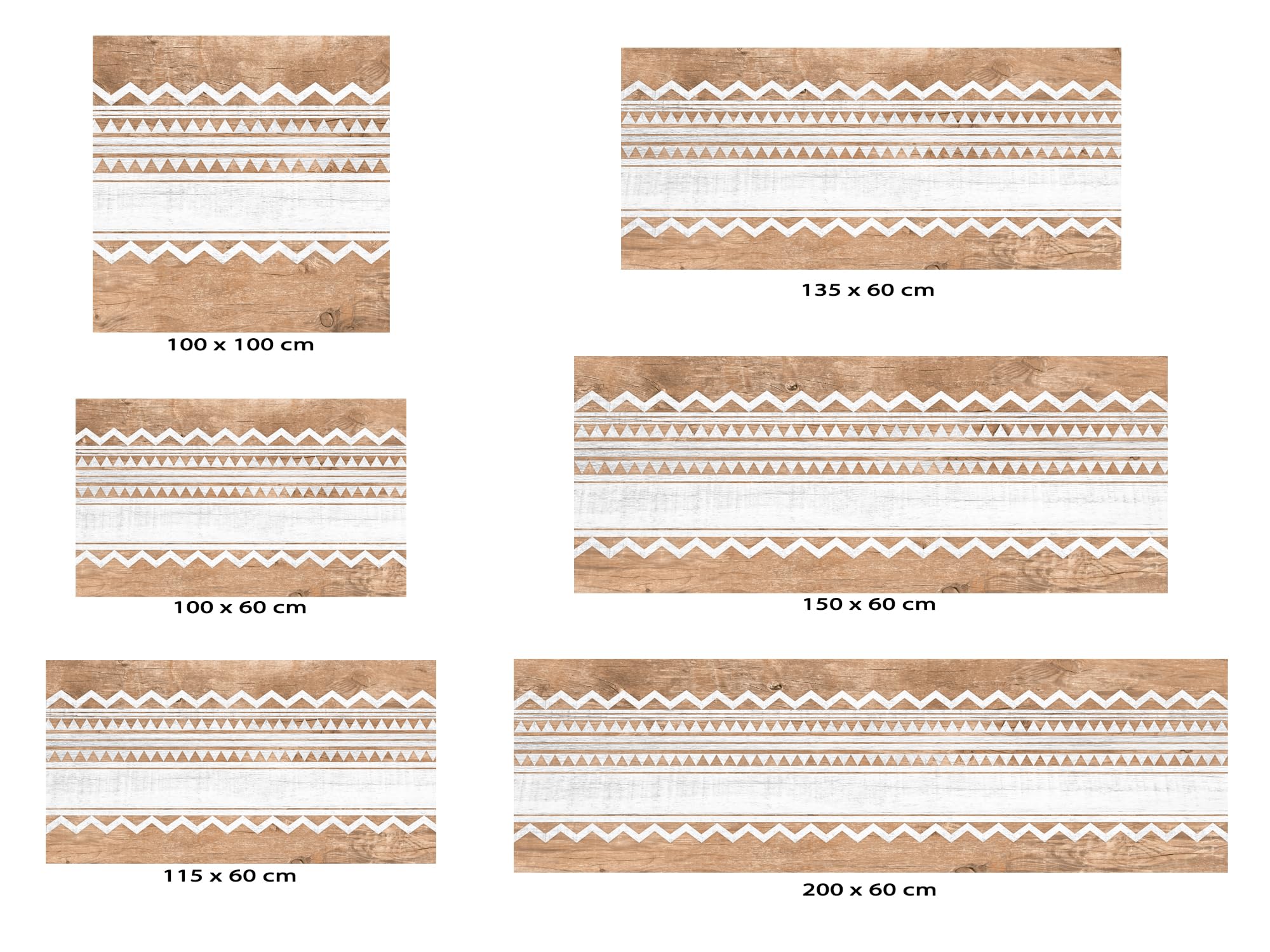 Oedim Cabecero Cama PVC Madera Clara H133 | Disponible en Varias Medidas | Cabecero Ligero, Elegante, Resistente y Económico (135x60cm)