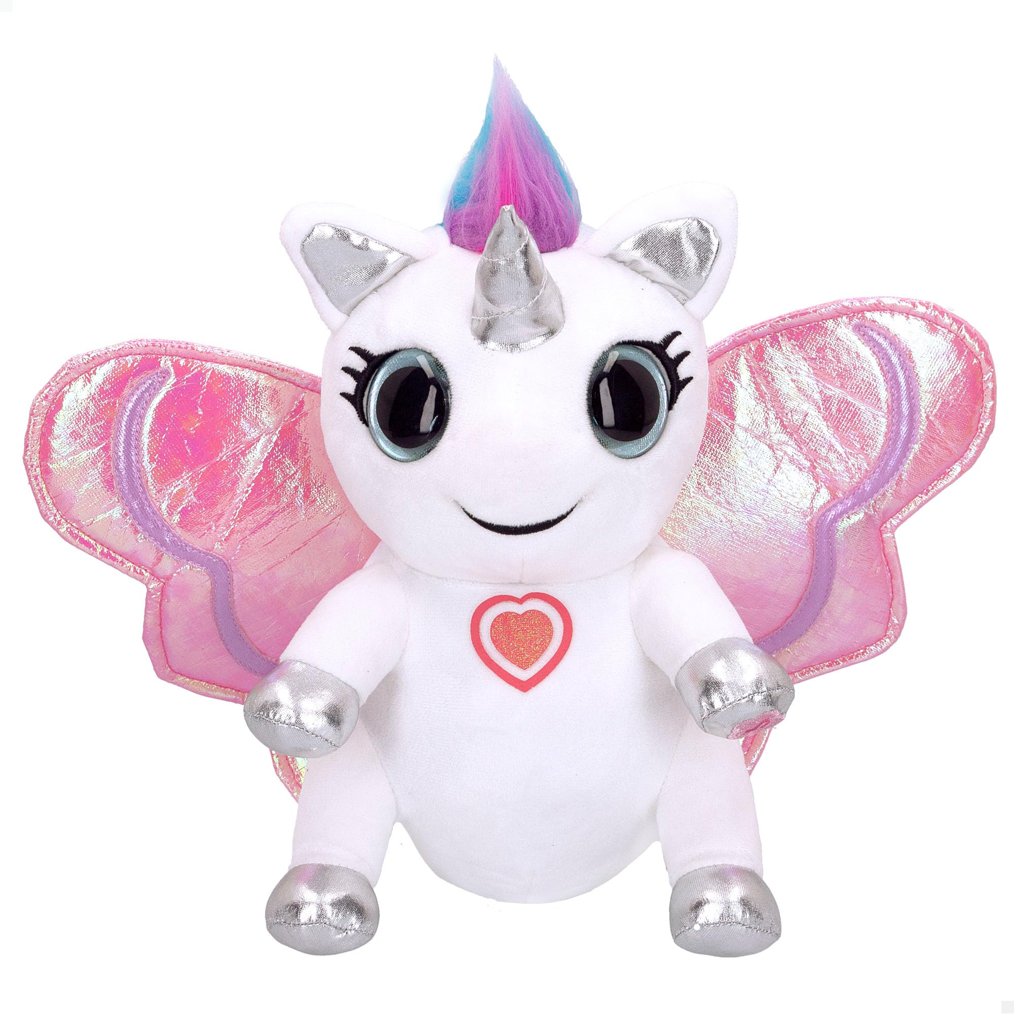 Colorbaby Glowies - Peluche Musical para Dormir, Luz Nocturna Infantil, Luciérnaga Unicornio, Peluches para bebés, Juguetes Musicales con Luces, 12+ Meses, 47176