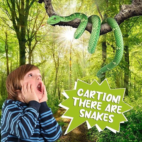 Miniatura 6 de Hozzi Boa Constrictor gigante de peluche grande de serpiente de peluche realista de 78.7 in  80 pulgadas, regalos realistas para niños, fiesta de