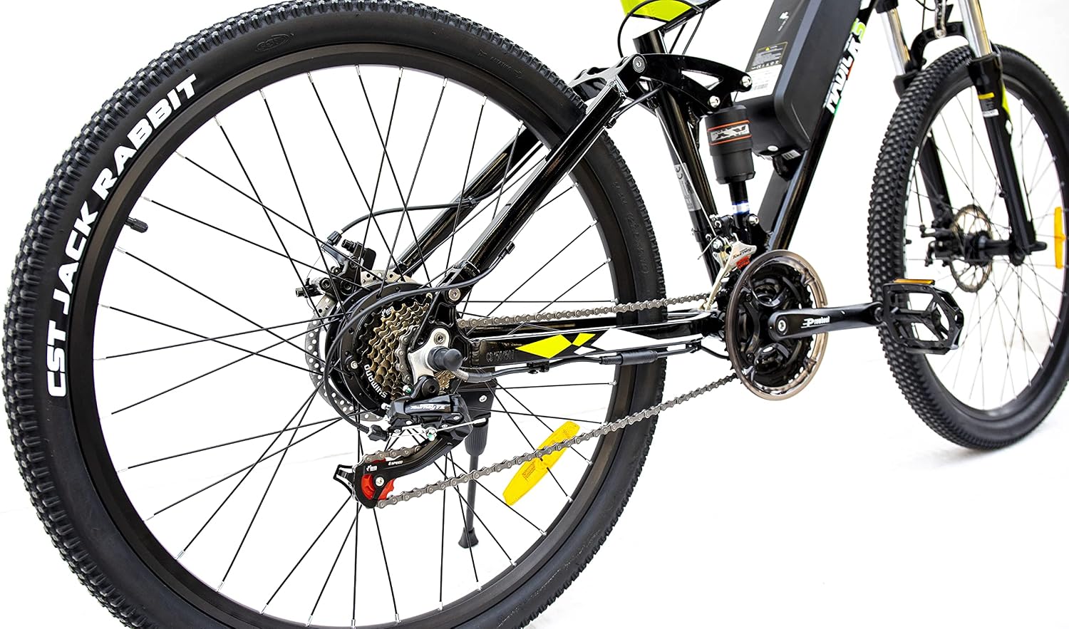 BICICLETTA ELETTRICA MOUNTAIN BIKE BICI BIAMMORTIZZATA MTB 27.5 MADICKS  CD15 250W 36V BATTERIA SAMSUNG NERO VERDE : Amazon.it: Sport e tempo libero