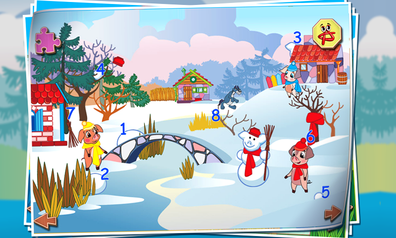 Three Little Pigs: Interactive Touch Book Lite - App on Amazon Appstore
