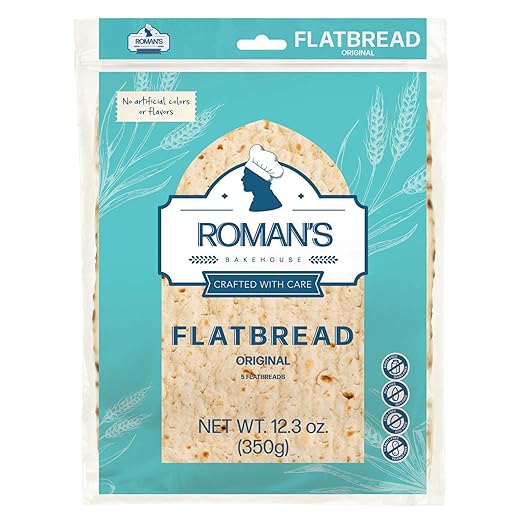 Roman's Bakehouse Flatbread Original, 350g Grocery