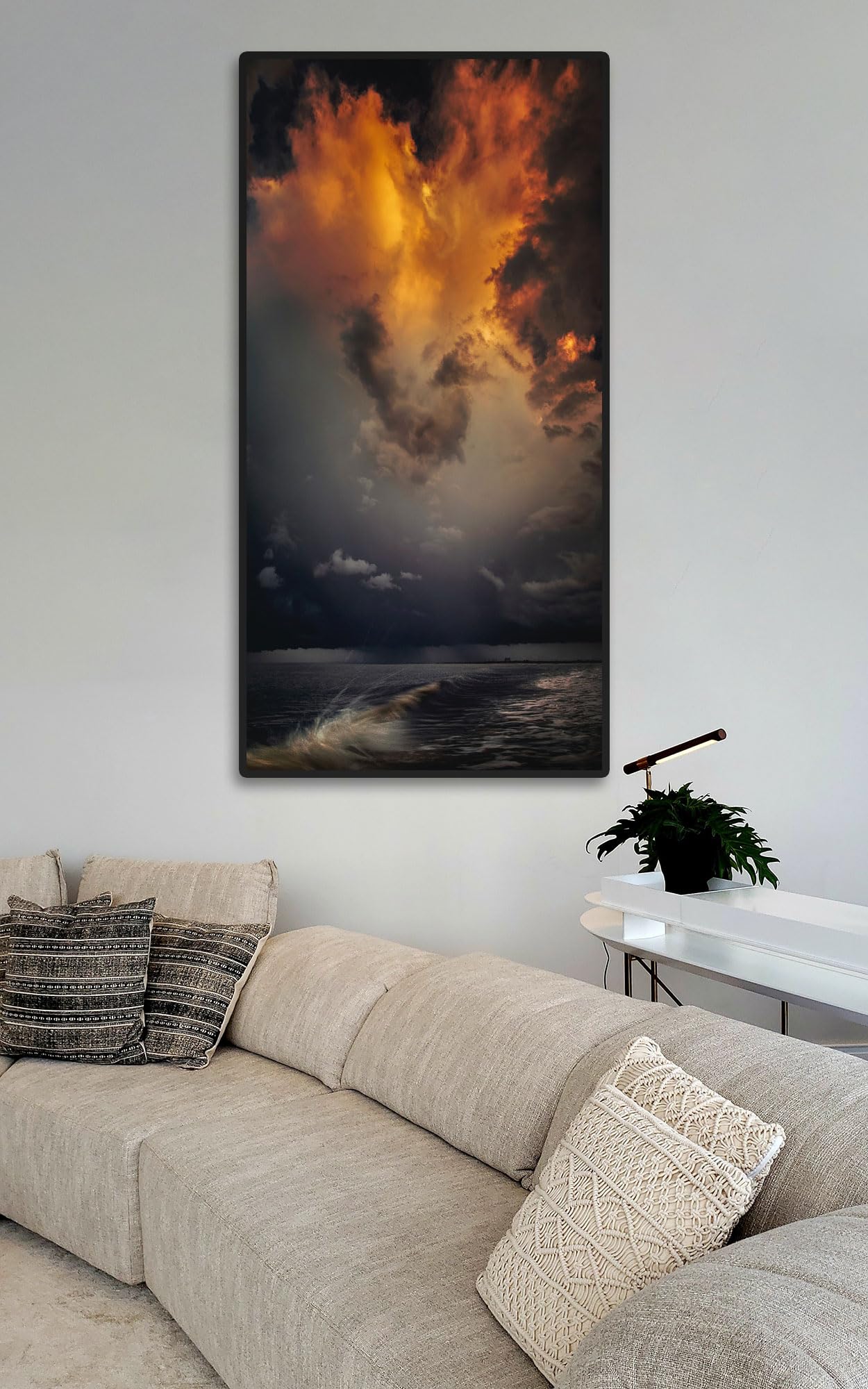 Instarry DIY 5D Diamond Painting Bellissimo Cielo Oceano Decorazione per Casa e Pareti 120x60 cm