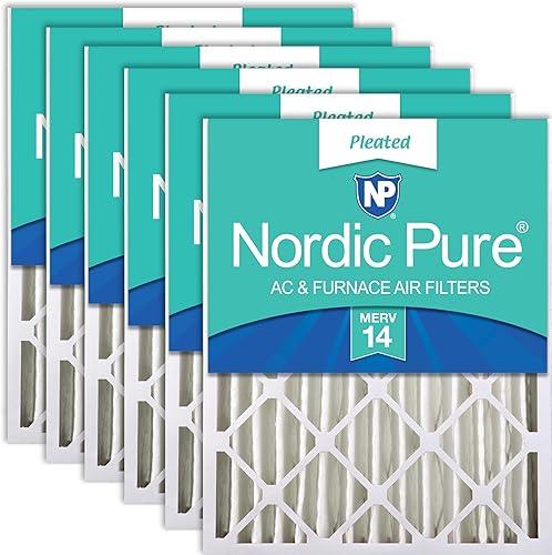 Vista 65 de Nordic Pure 16x25x4 (3-5/8 profundidad real) MERV 10 Plisado