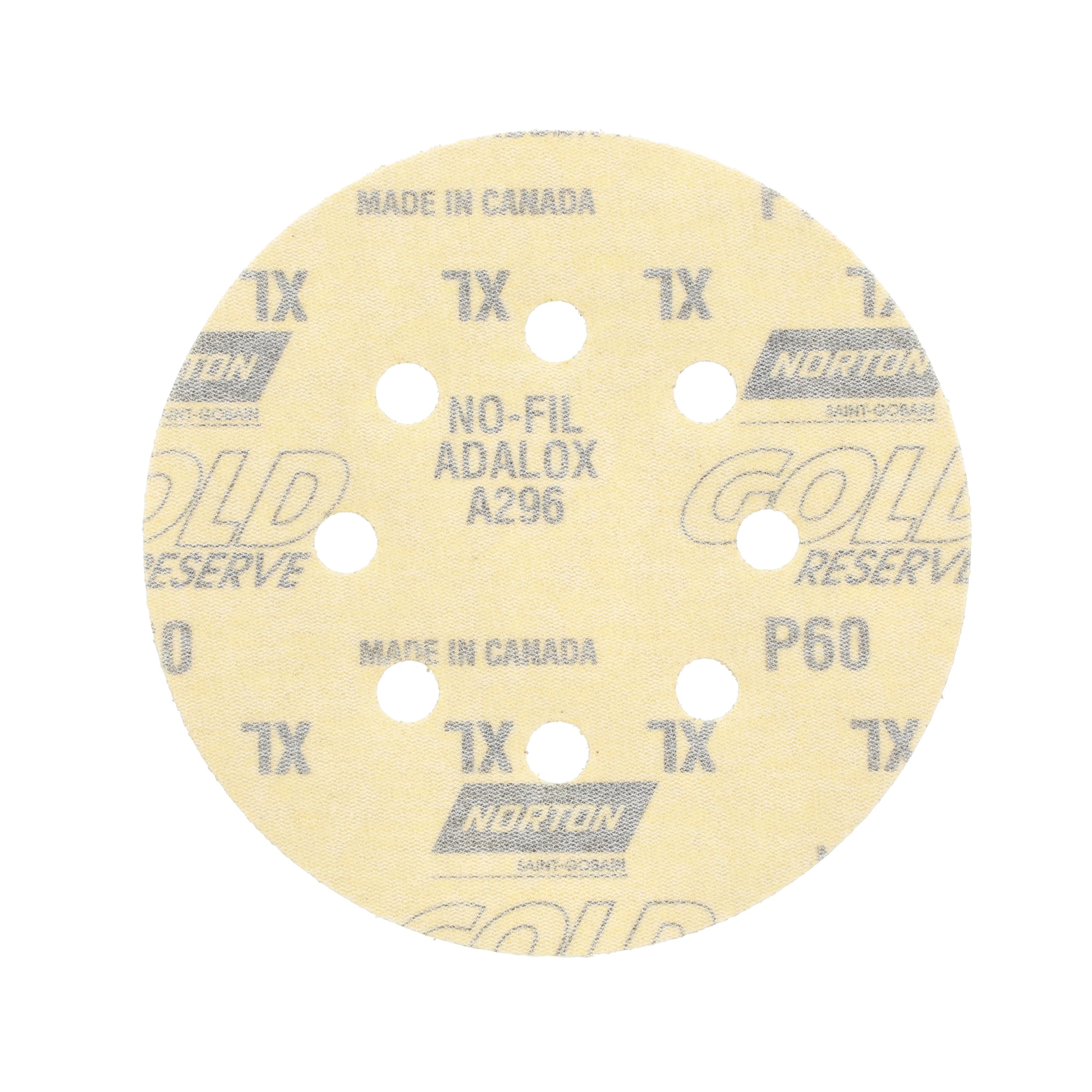 Norton 49224 Hook and Loop Sanding Disc, 5 in, 60 Grit, 5 Inch - Image 4