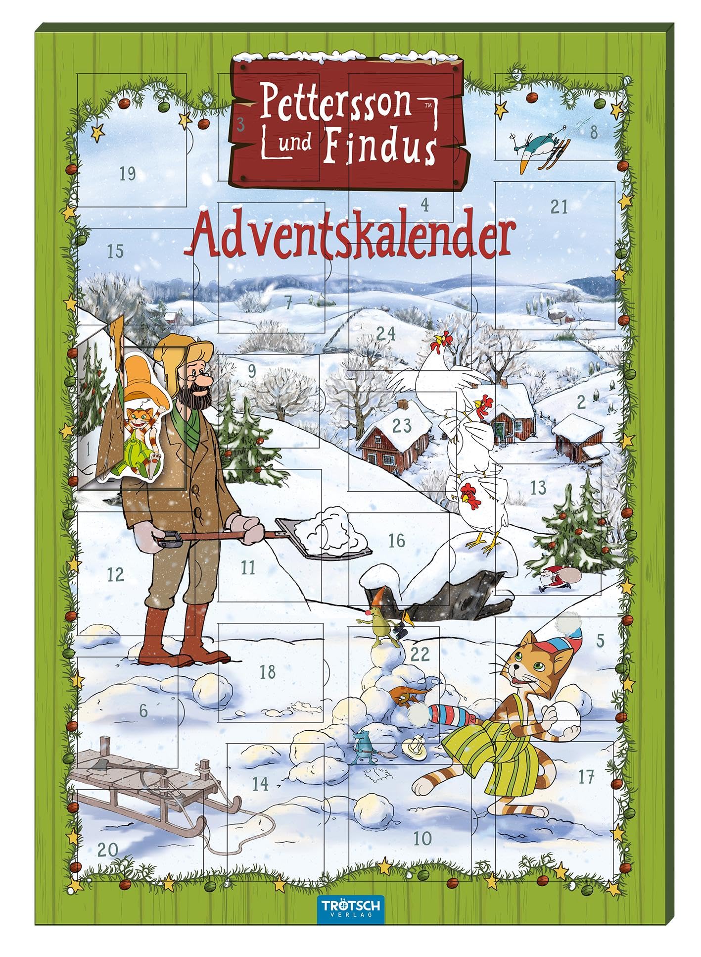 Magnet-Adventskalender "Pettersson & Findus": mit 24 tollen Magneten