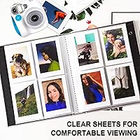 Vista 5 de Vienrose Paquete de 2 álbumes de fotos Instax Mini, 208 imágenes, 2 x 3 Polaroid, para Fujifilm Instax Mini 7s 8 9 11 12 25 26 40 50s 90 Evo Z2300
