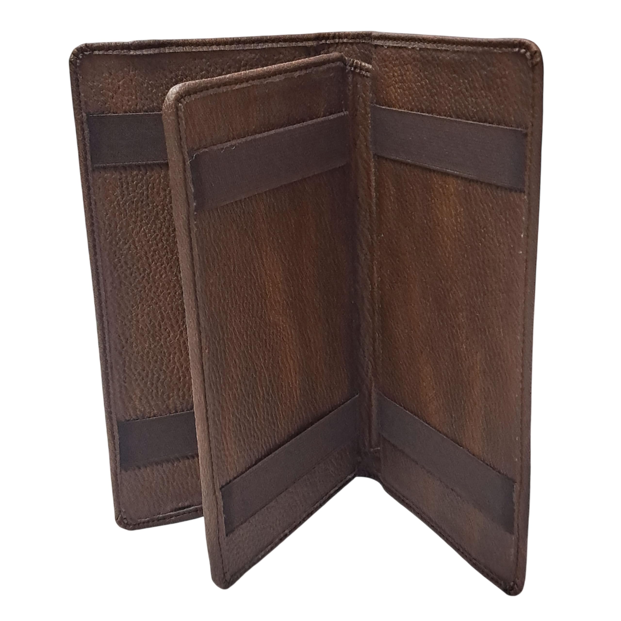 PU Leather Multiple Purpuse Cheque Case Check Book Cheque Book Holder Check Book Organizer Colour Butter Brown-image-16