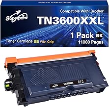 Superprint TN3600XXL Toner Cartridge Compatible with Brother TN-3600XXL Toner Black for HL-L5210DN L5210DW L6210DW L6410DN, DCP-L5510DW, MFC-L5710DN L5710DW L6710DW L6910DN EX910 (Jumbo, with Chip)