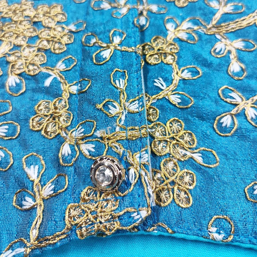 Myartbucket Dog Sherwani: Ethnic Wear, Wedding Dress for Dogs Melting Designer Sherwani (S, Cobalt Blue) 1