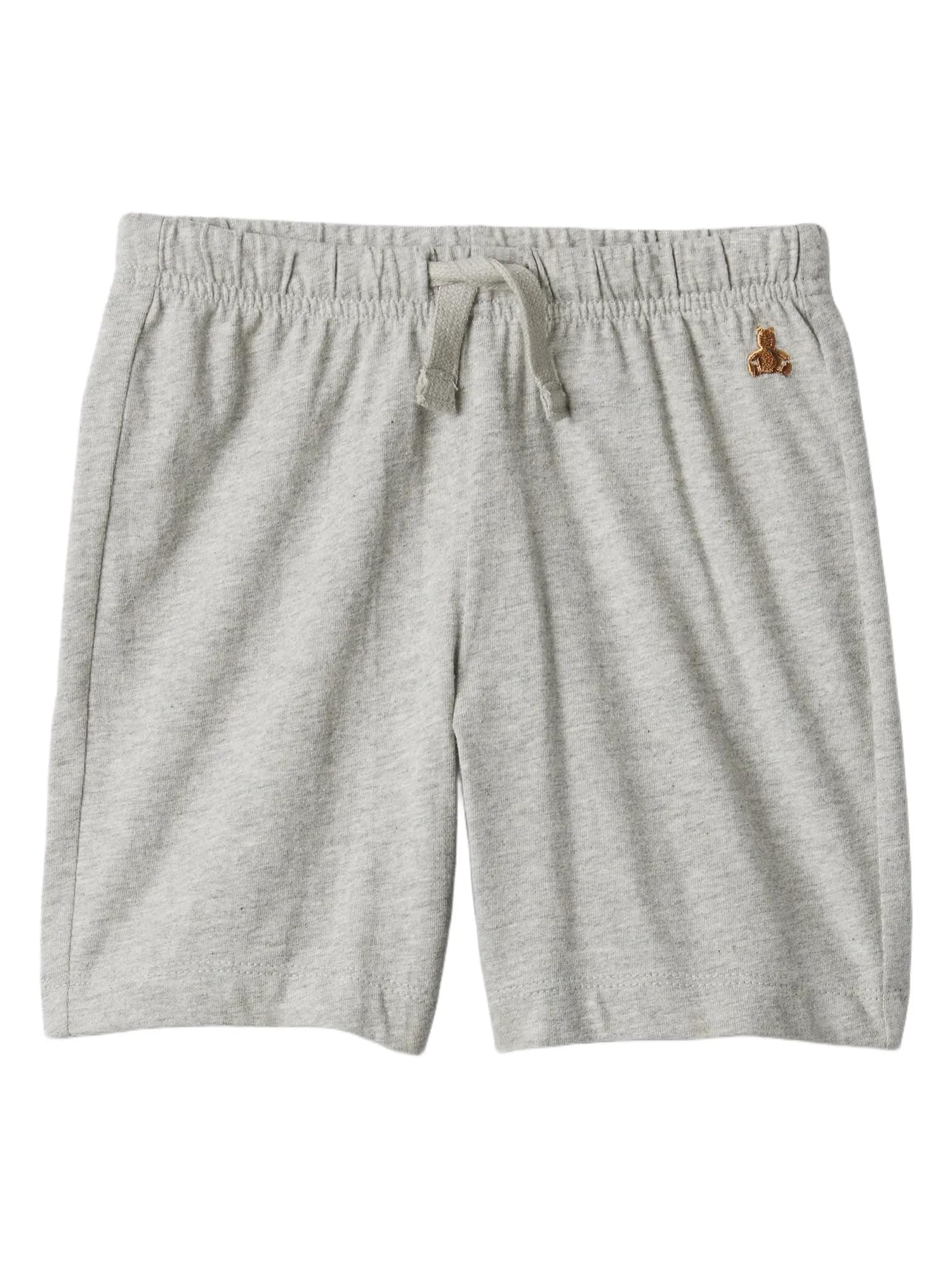 GAP Baby Boys Pull-On Shorts Lt Heather Grey 6-12M