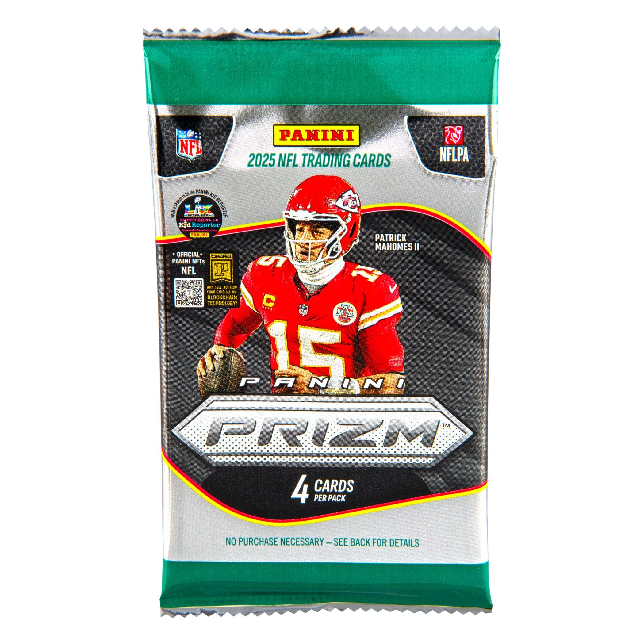 NFL 2025 Panini Prizm Football Blaster Box | 6 Packs : Amazon.co