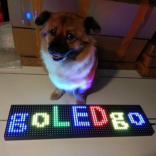 Miniatura 8 de GoLEDgo - Señal LED programable de desplazamiento ultra brillante de 65 x 253 pulgadas pantalla LED a prueba de rayos UV para exteriores carcasa de