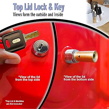 Amazon.com: Gumball Machine Lock and Key - Top Lid Lock