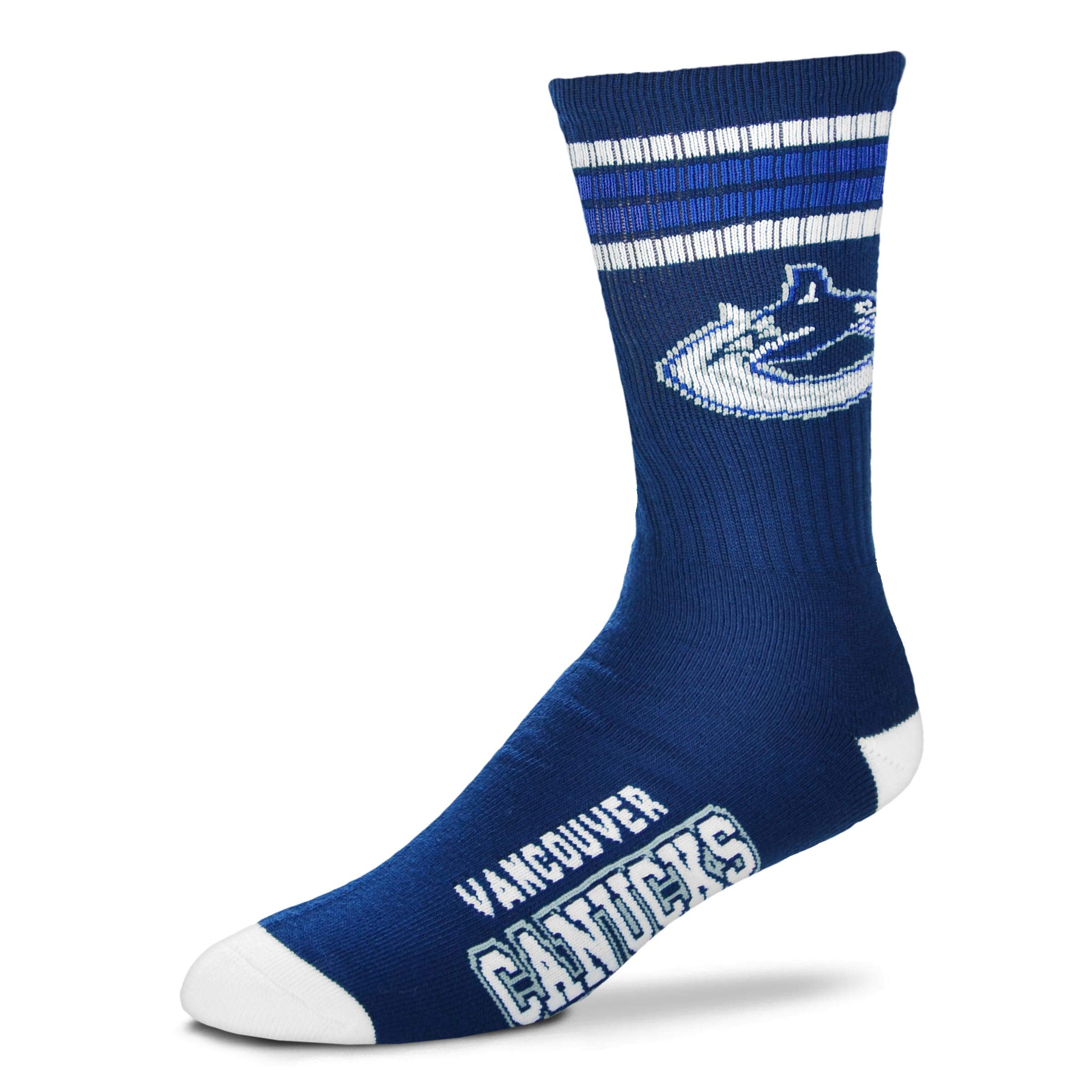 For Bare Feet Kids' 4 Stripe Deuce Crew NHL