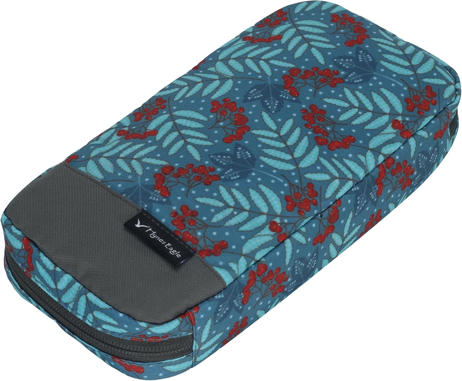 Hynes Eagle Cord Organizer Small Electronics Case Gadget Pouch Phone Accessories Storage Bag Cherry