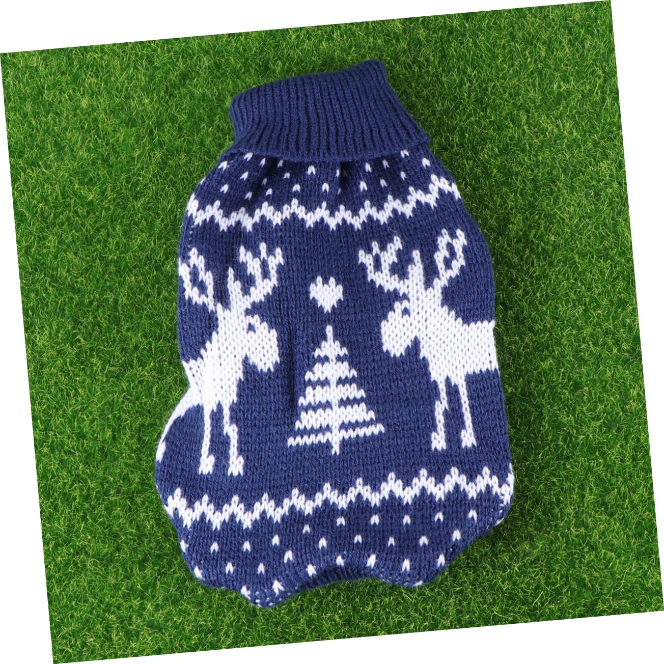 BESPORTBLE 3pièces Pull De pour Chiens Petits Vêtement Hiver pour Chiens Manteau avec Motifs De Et Rennes Bleu