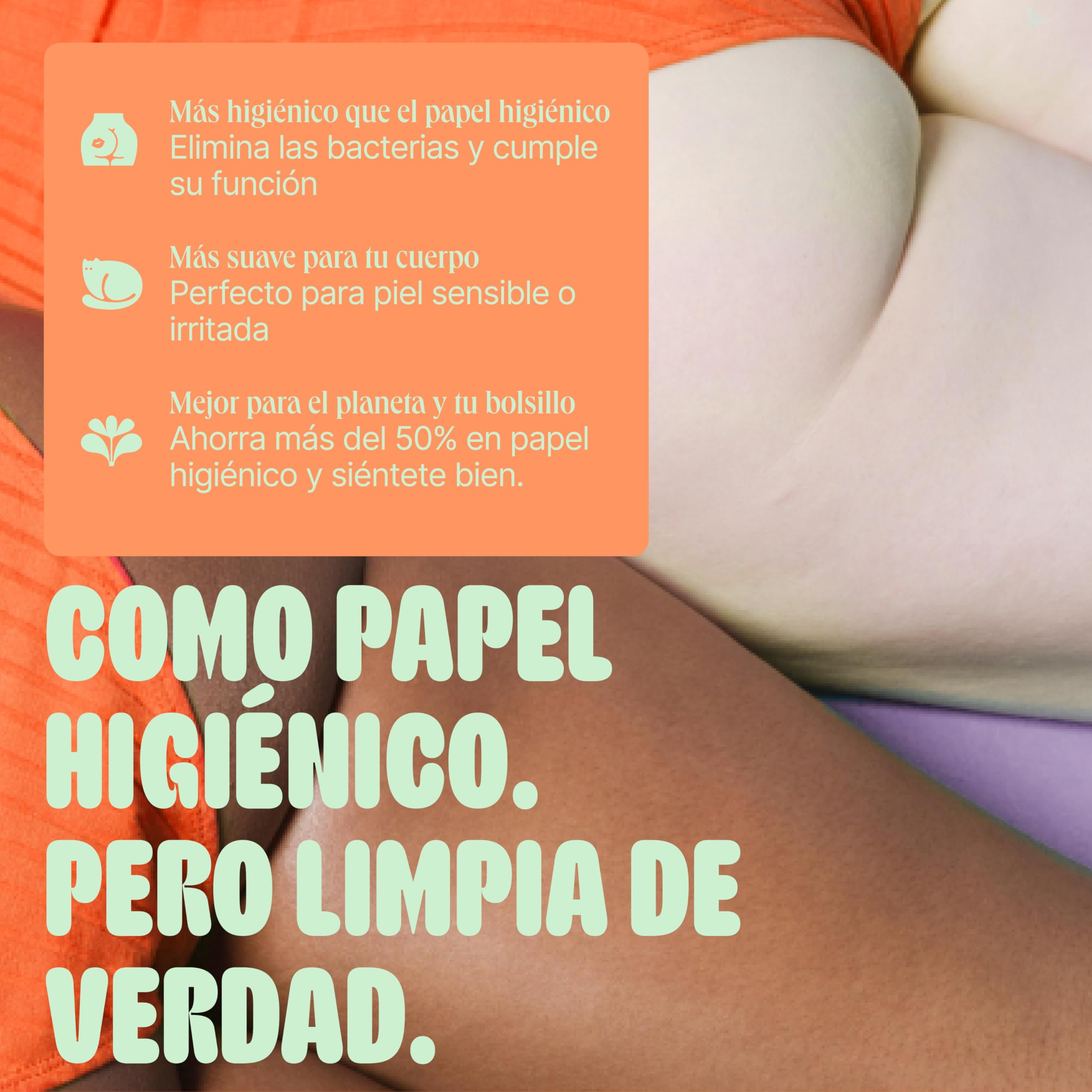 Ducha Íntima 3.0 – Bidet Portátil de Viaje, sostenible, reemplaza toallitas húmedas, ahorra papel higiénico, con bolsa de viaje, sin BPA