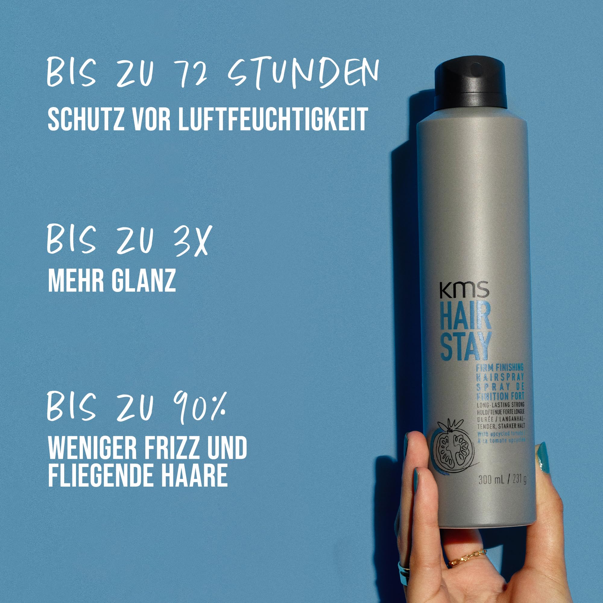 KMS HAIRSTAY Firm Finishing Hairspray (Packung mit 2)